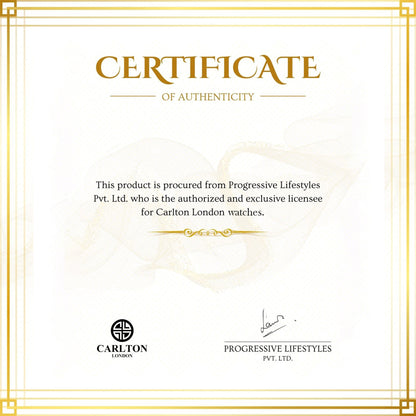 Carlton London Women Cecil Analog Watch CL-CEC-BRW