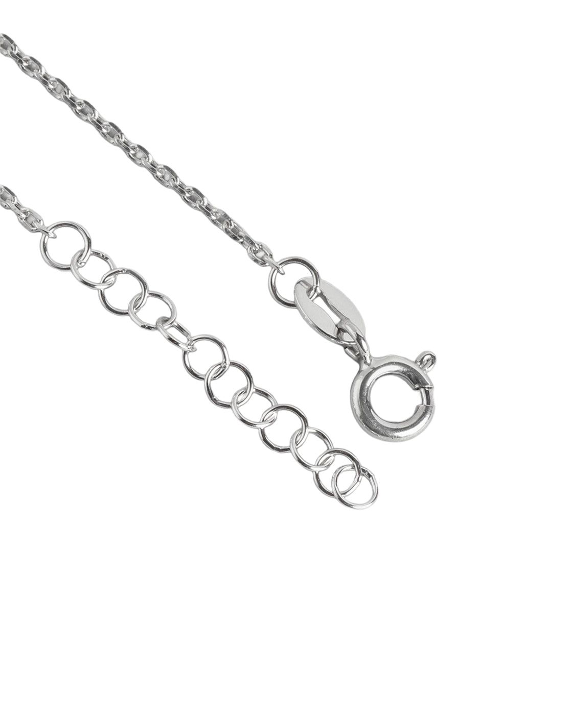 925 Sterling Silver Rhodium Plated Entangled Heart Charm Bracelet