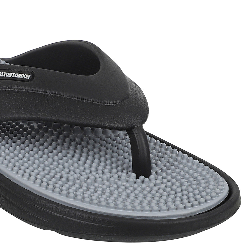 Men Acupressure Footbed Thong Sandals