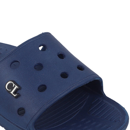 Men Perforated Comfort Solid Slider