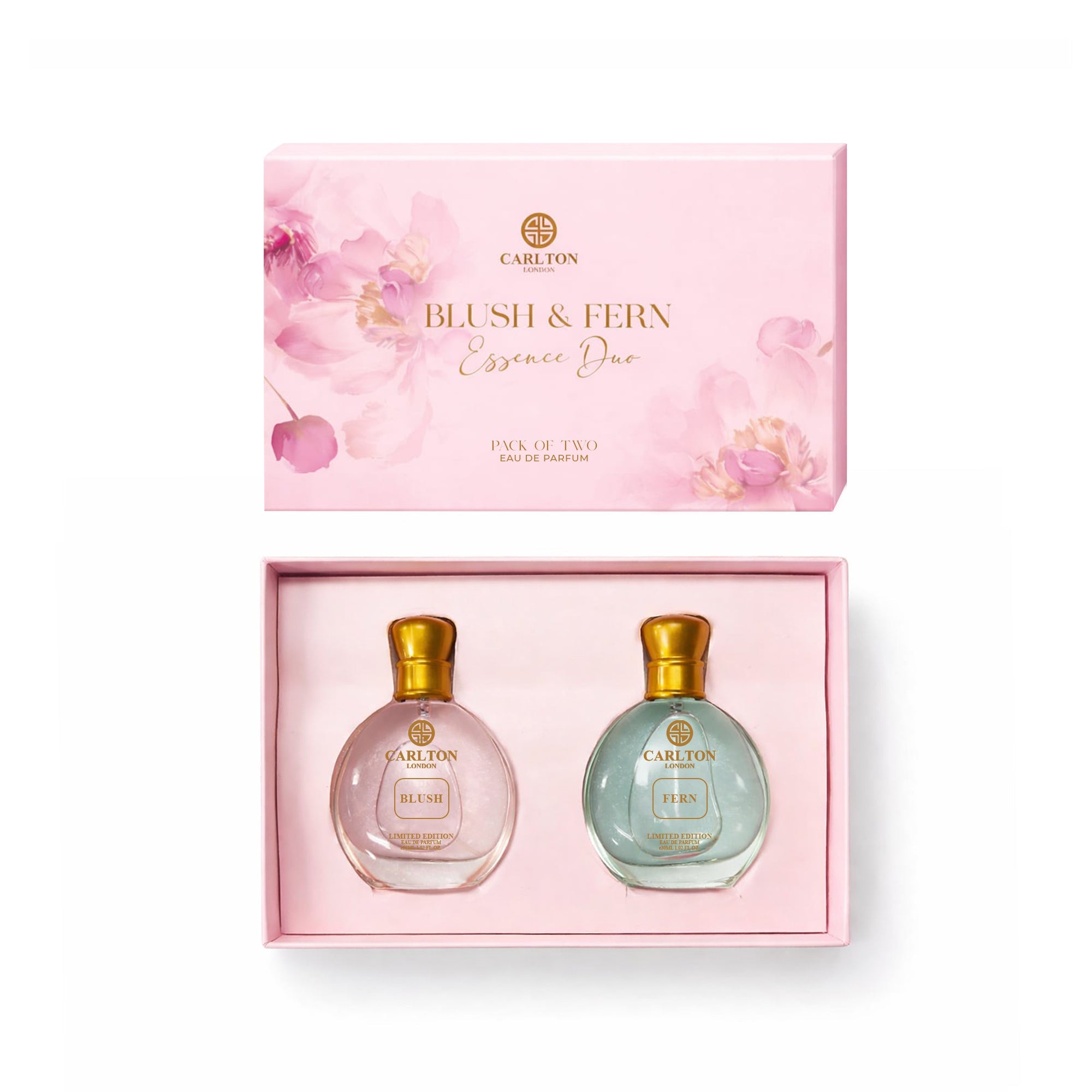 Carlton London Gift Set Women Blush + Fern EDP Perfume, Pack Of 2 - 30ml Each CLPLG113