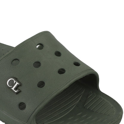 Men Perforated Comfort Solid Slider