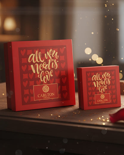 18k Gold-Plated Brown Enamel Heart Hoop Earrings