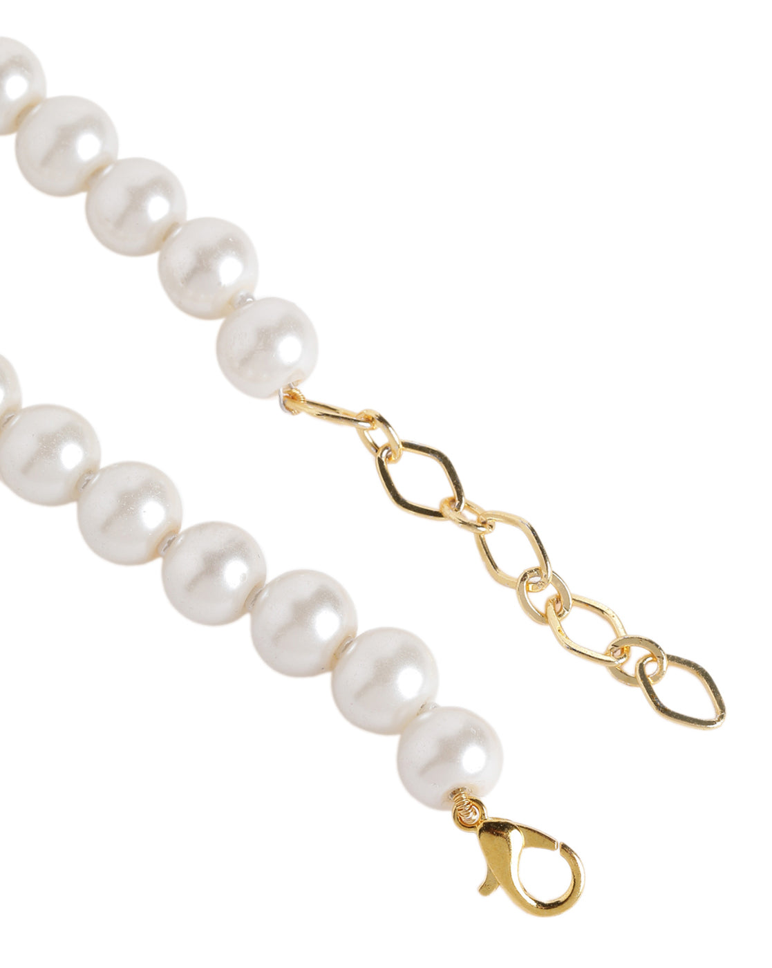 Gold-Plated Timeless Pearl Jewellery Set