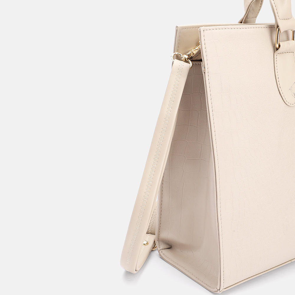 Carlton London Women Handbag - CLLP-828 Cream