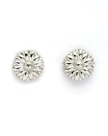 925 Sterling Silver Rhodium Plated Mini Stud Earring