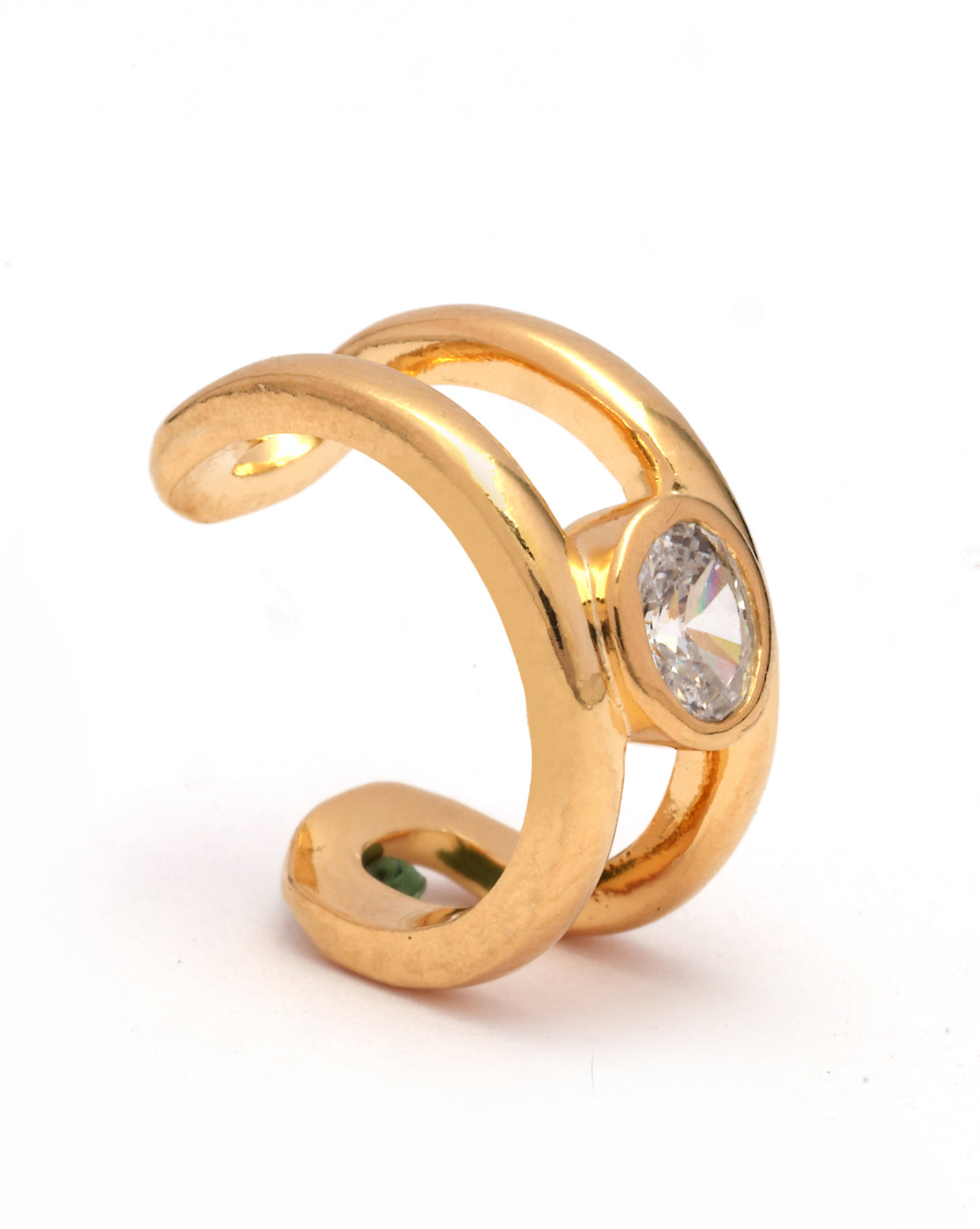 18kt Gold Plated CZ Ear Cuff Earring