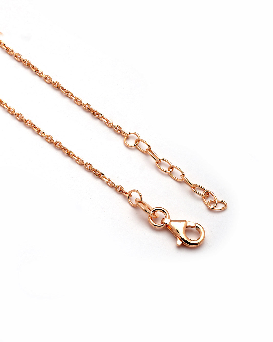 925 Sterling Silver 18kt Rose Gold Plated CZ Minimalist Square Bracelet