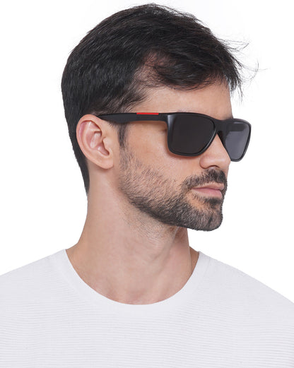 Carlton London Square Uv Protected Rectangle Sunglasses For Men