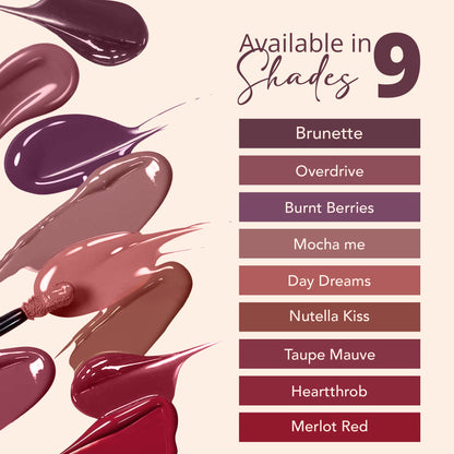 Carlton London Liquid Matte Lipsticks, Matte Finish &amp; Non-Sticky - 3ml