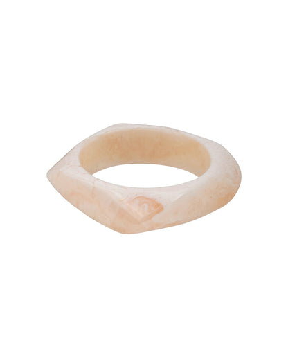 Set of 3 Stylish Earthy Square Resin Bangle