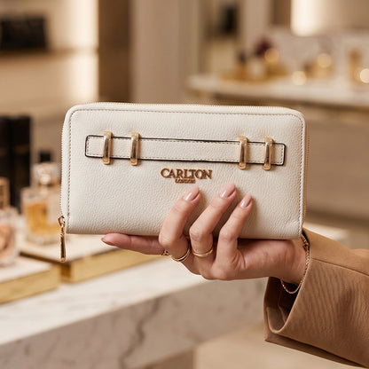 Carlton London Zip Wallet  Clutch for Women