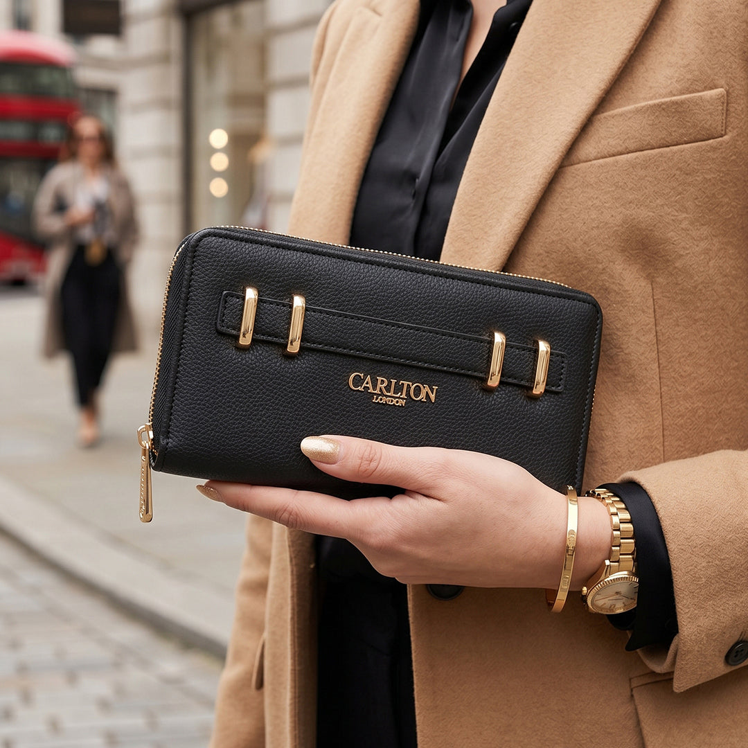 Carlton London Zip Wallet  Clutch for Women