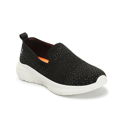 Women Embellished Flyknit Lightweight Slip-On Sneakers