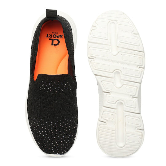 Women Embellished Flyknit Lightweight Slip-On Sneakers