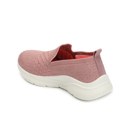 Women Embellished Flyknit Lightweight Slip-On Sneakers