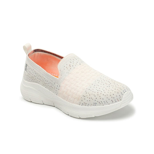 Women Embellished Flyknit Lightweight Slip-On Sneakers