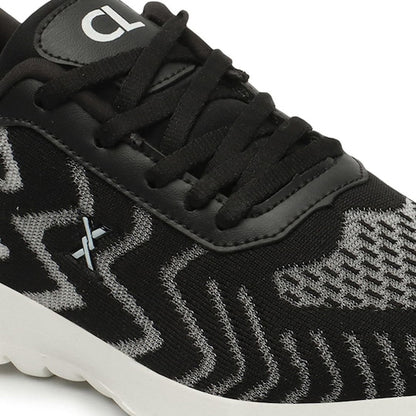 Women Printed Lightweight Mesh Contrast Sole Sneakers