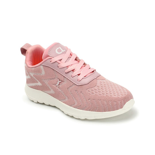 Women Printed Lightweight Mesh Contrast Sole Sneakers