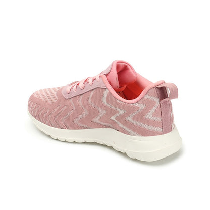 Women Printed Lightweight Mesh Contrast Sole Sneakers