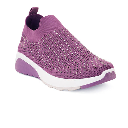 Women Embellished Flyknit Lightweight Slip-On Sneakers