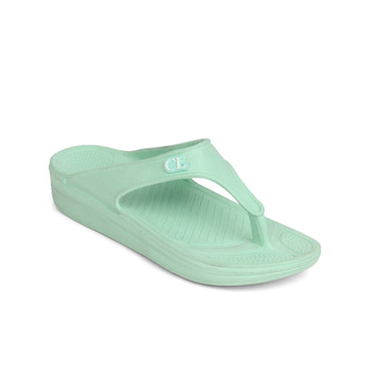 Women Fuchsia Comfortable Wedge Flip Flops