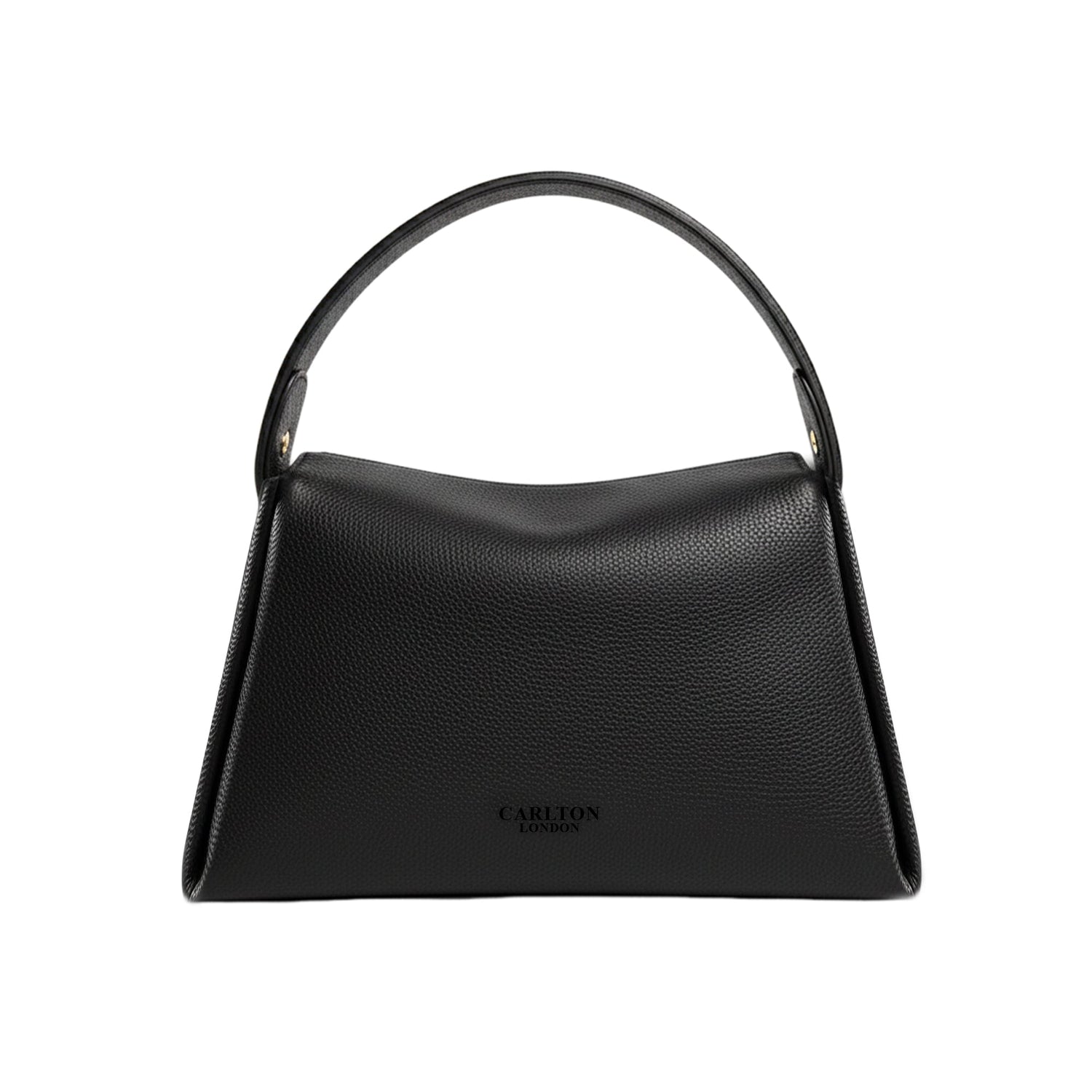 Carlton London Eliza Satchel Black Handbag  CLHB 17