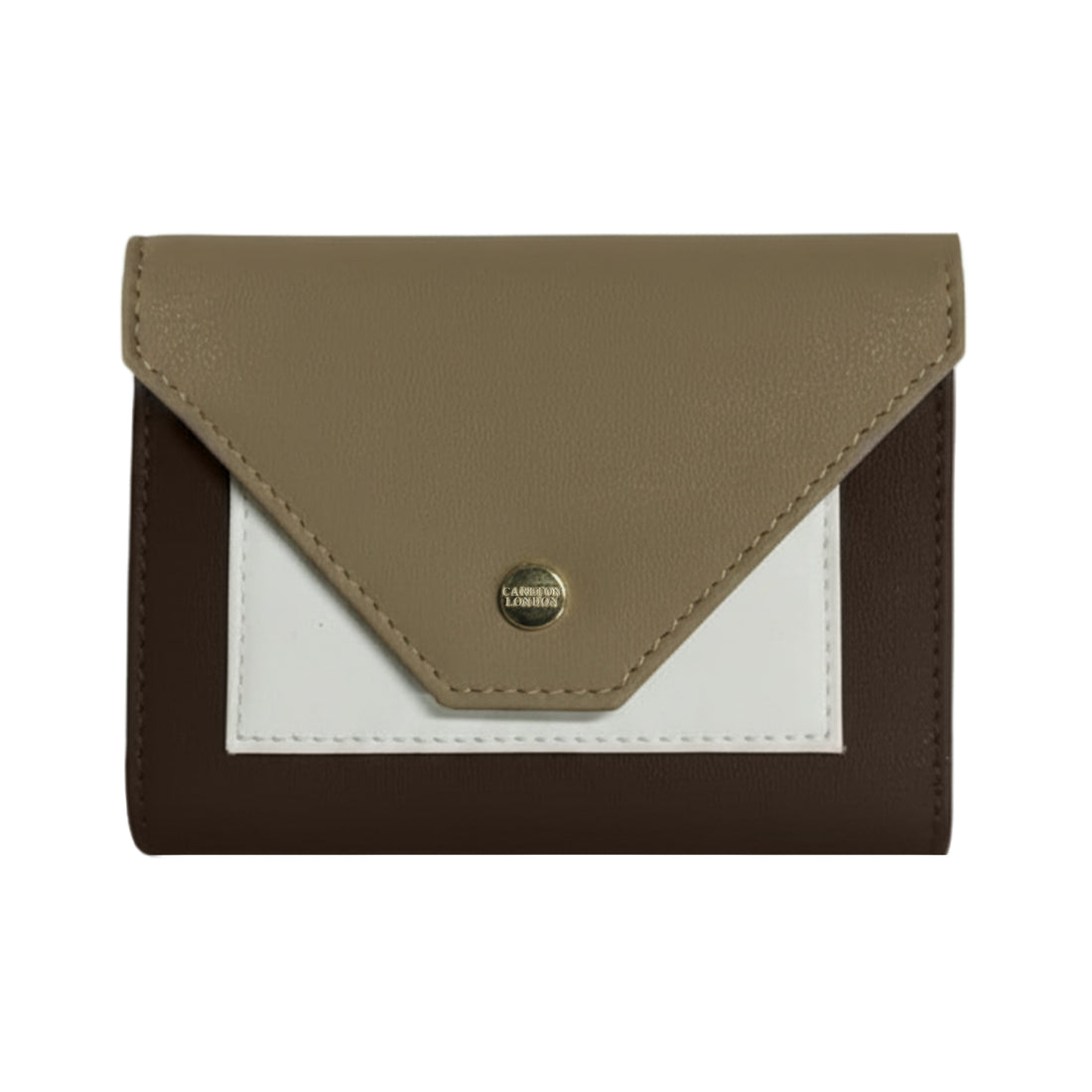 Carlton London Grey Colorblocked Two Fold Wallet  CLHB 30