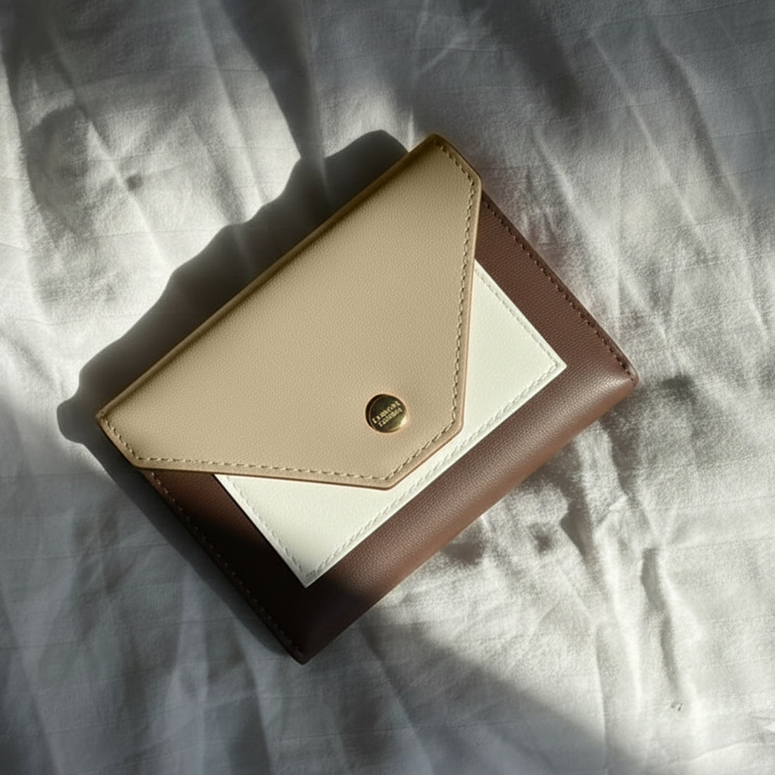 Carlton London Grey Colorblocked Two Fold Wallet  CLHB 30