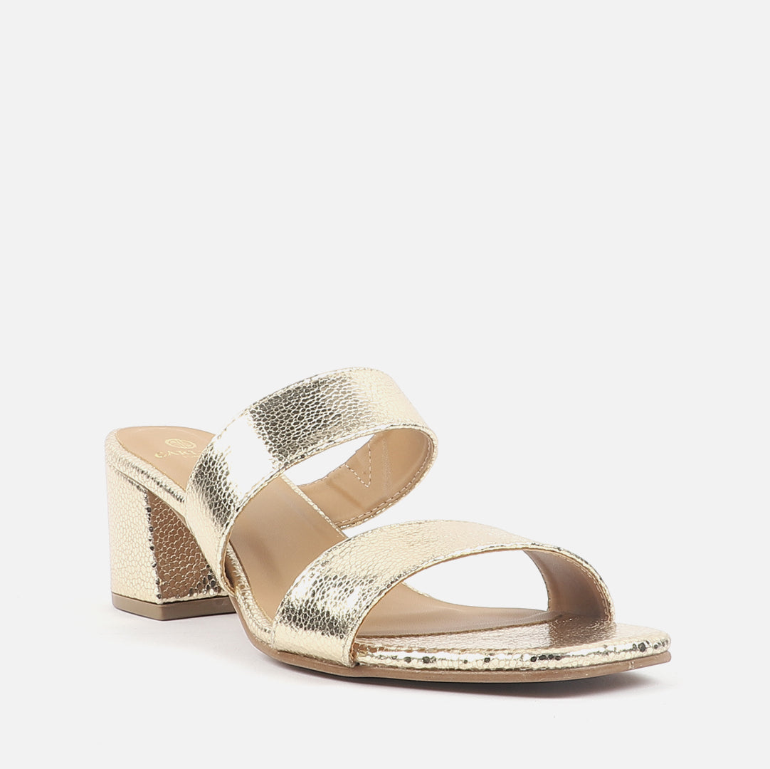 Women Block Mid Heel Sandal