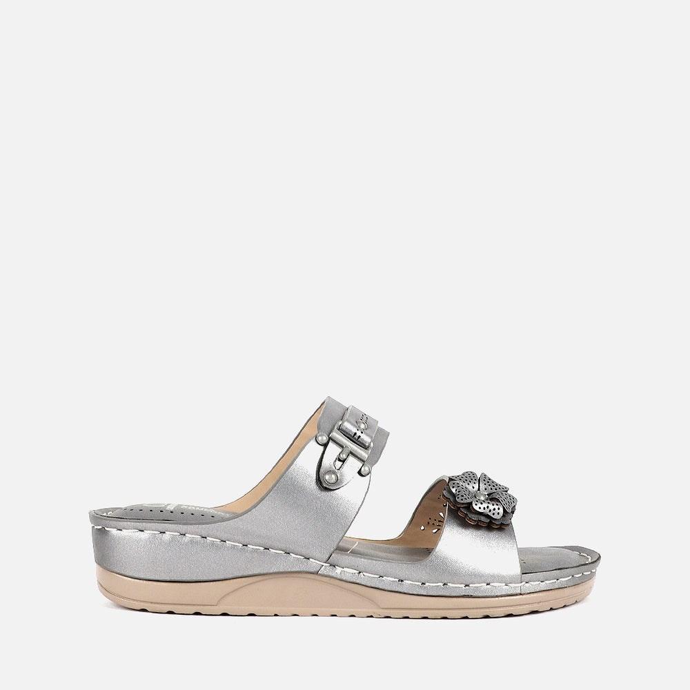 Buy Women's Copal Landyn Flat Comfort Sandals- Supportive Ladies Dress  Leather Sandals That Include Three-Zone Comfort with Orthotic Insole Arch  Support, Medium Fit, Sizes 5-12 Online at desertcartINDIA