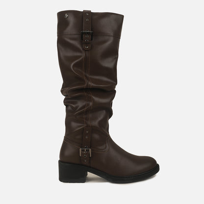 Women Long Low Heel Boot