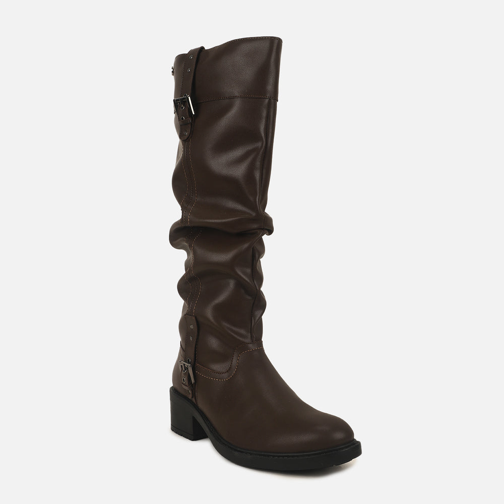 Women Long Low Heel Boot