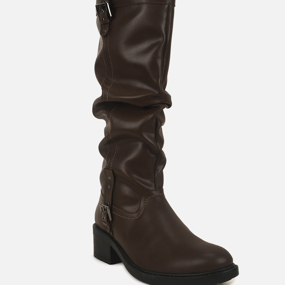 Women Long Low Heel Boot