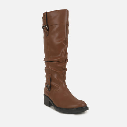 Women Long Low Heel Boot