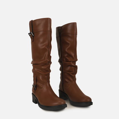 Women Long Low Heel Boot