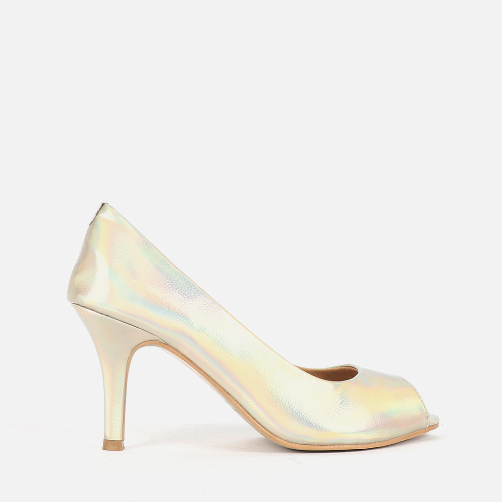 Gold Women Shoes Peep Toes - Buy Gold Women Shoes Peep Toes online in India