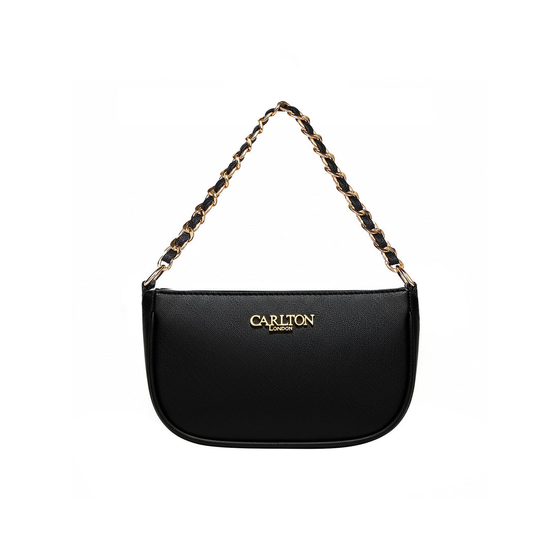 Carlton London Raffaella Black Textured Sling Bag  CLLP 1068 BLACK