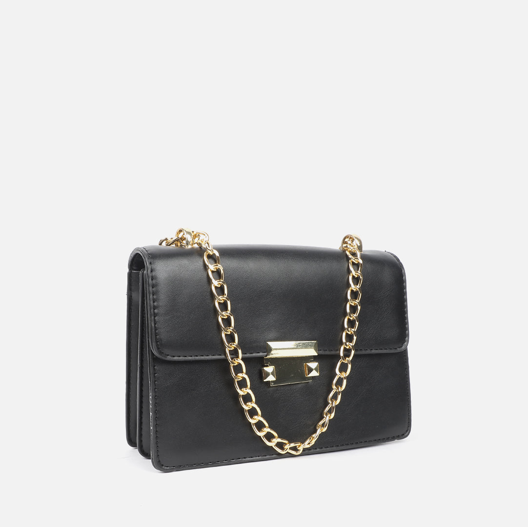 Buy Lavie Moritz Women Black Textured Structured Sling Bag - Handbags for  Women 10186305 | Myntra