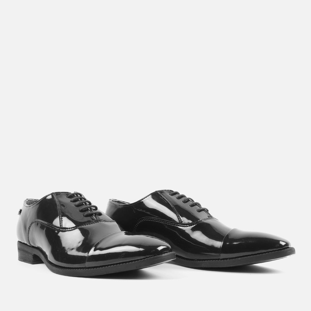 Alexander McQueen silver-tone toe-cap Leather Shoes - Farfetch