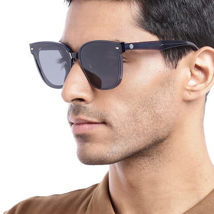 Carlton London Premium Blue Toned Polarised And Uv Protected Lens Cateye Sunglasses For Men