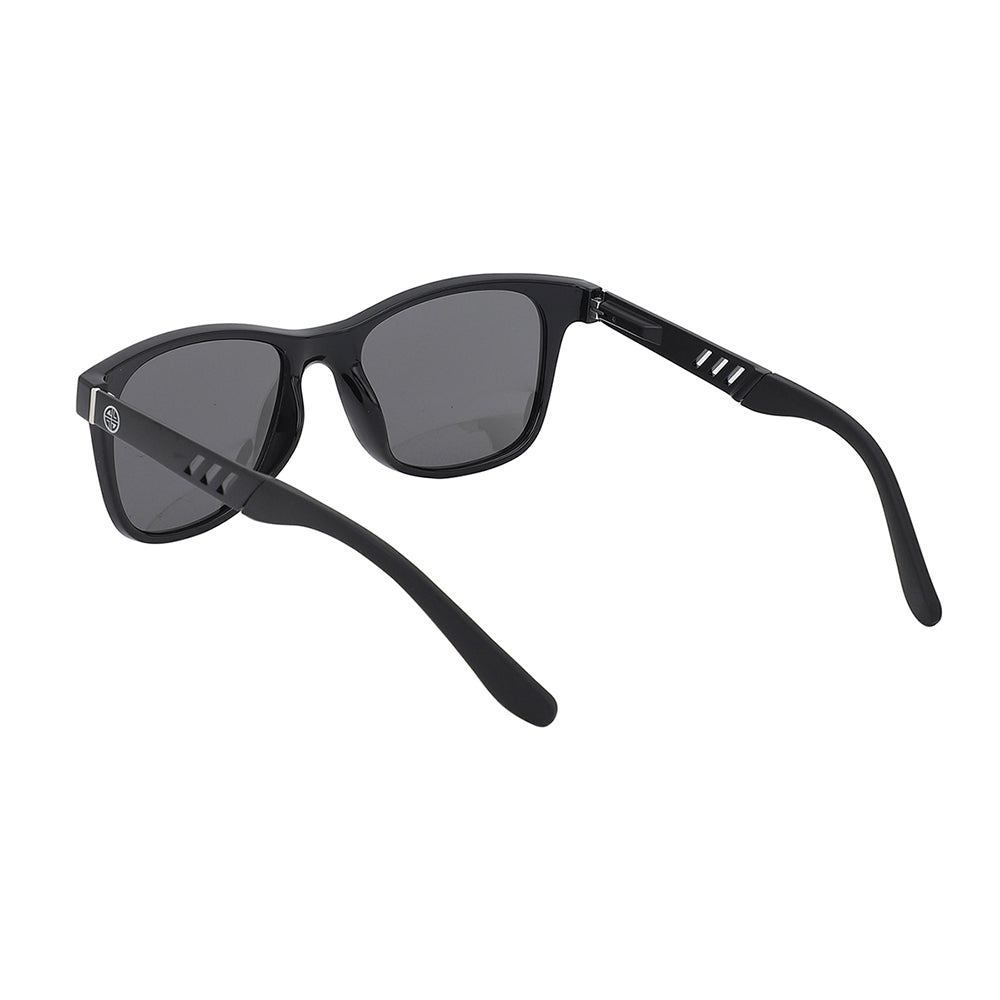 Carlton London Premium Black Toned Polarised And Uv Protected Lens Wayfarer Sunglasses For Men