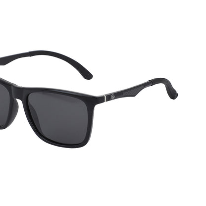 Carlton London Premium Black Toned Polarised And Uv Protected Lens Wayfarer Sunglasses For Men