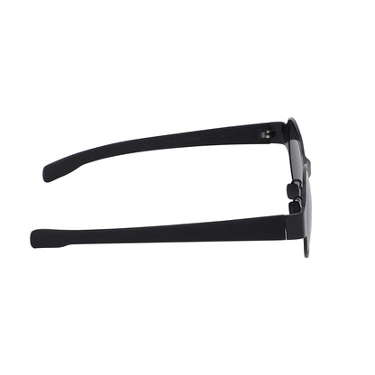 Carlton London Premium Black Toned Polarised And Uv Protected Lens Round Sunglasses For Men