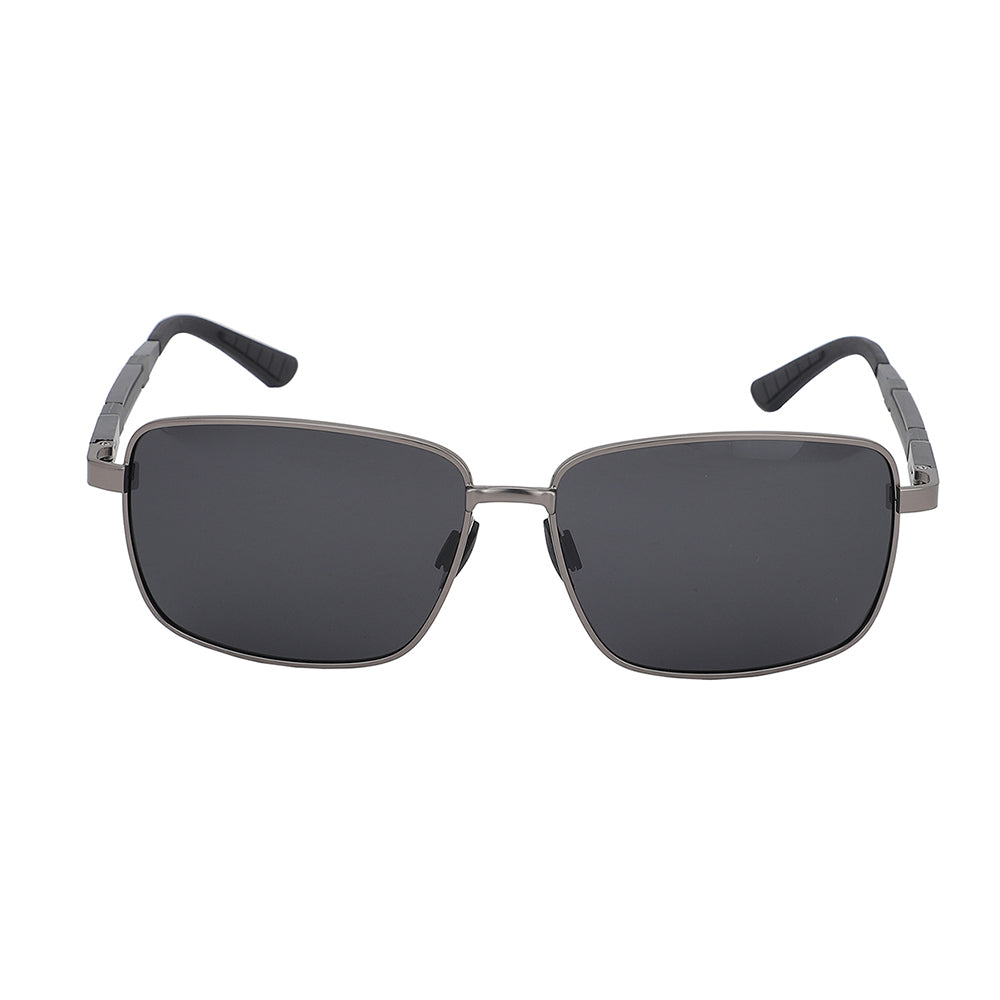 Carlton London Premium Metallic Toned Polarised And Uv Protected Lens Rectangle Sunglasses For Men