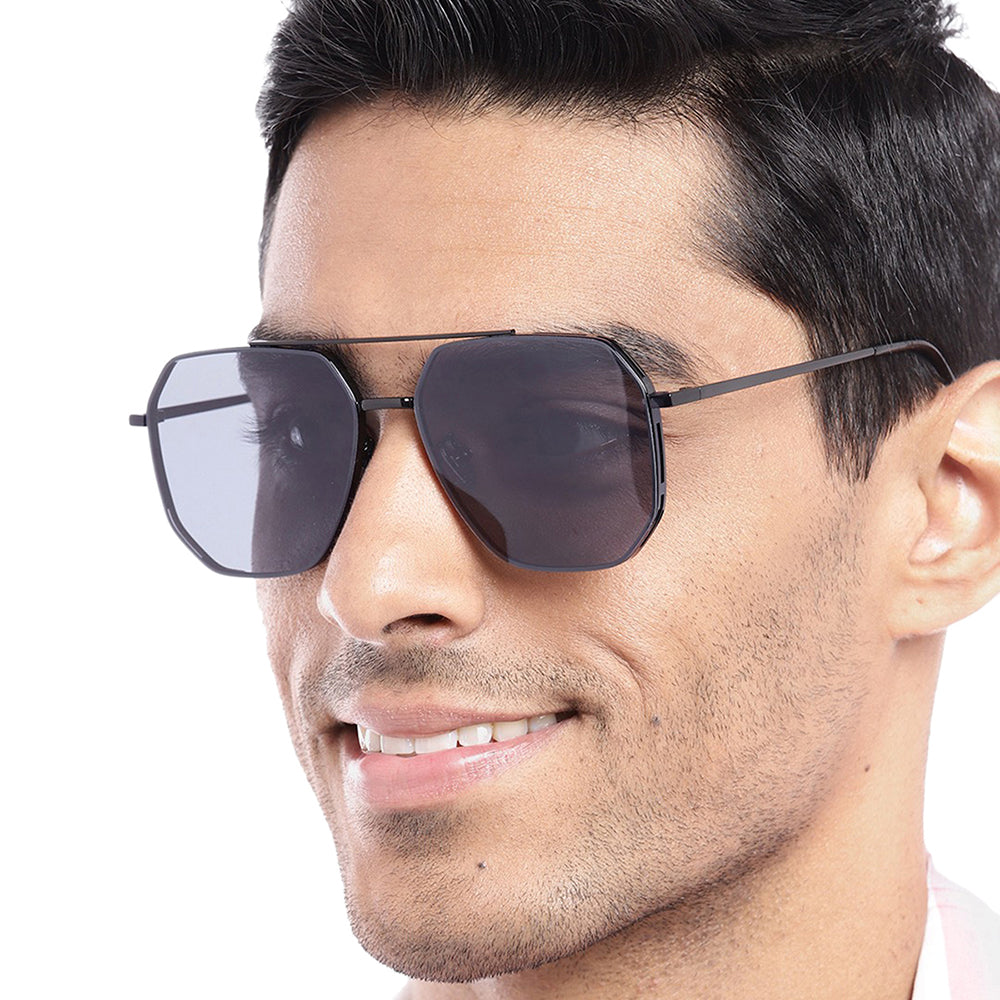 Buy Royal Son Men Square Sunglasses Black Lens -rs0038av Online