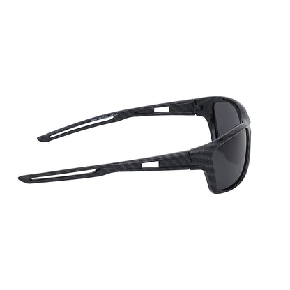 Carlton London Premium Black Toned Polarised And Uv Protected Lens Sports Sunglasses For Men