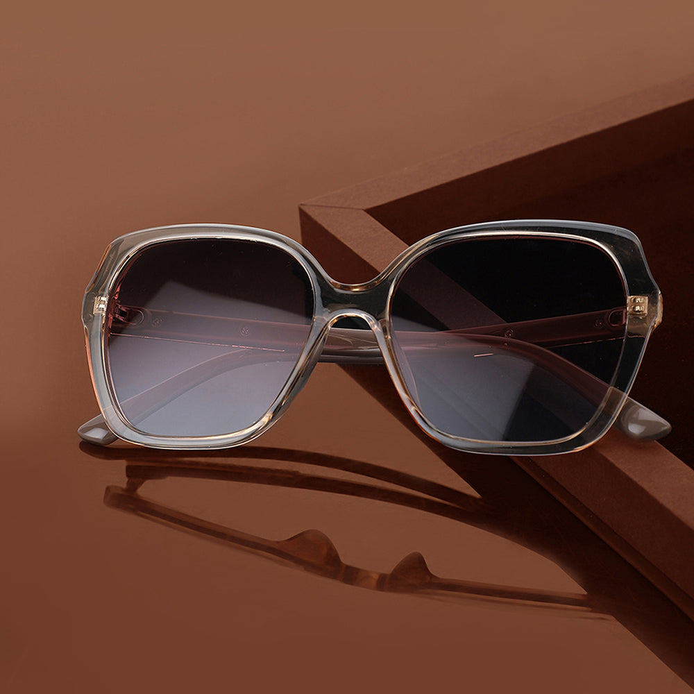 Trendy Rim Less Transparent Sunglasses For Women-FunkyTradition