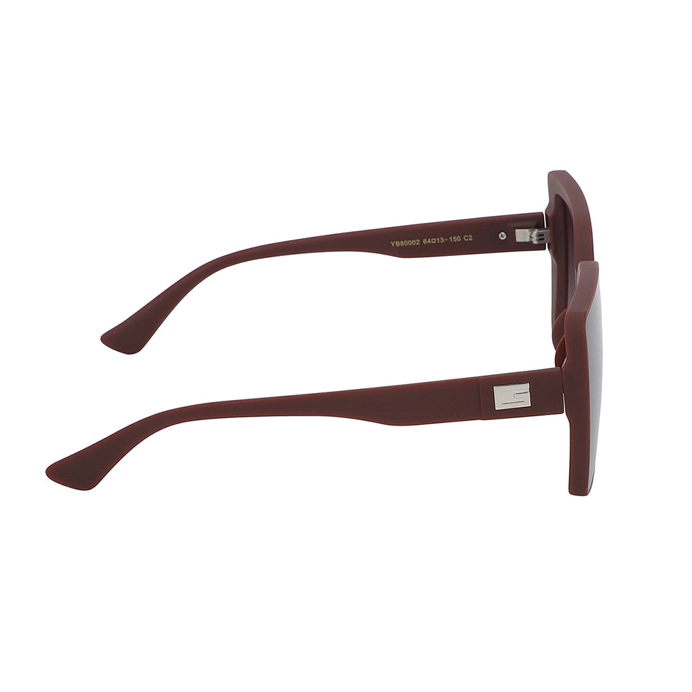 Carlton London Premium-Women-Brown Toned Polarised And Uv Protected Lens Oversized Sunglasses For Women