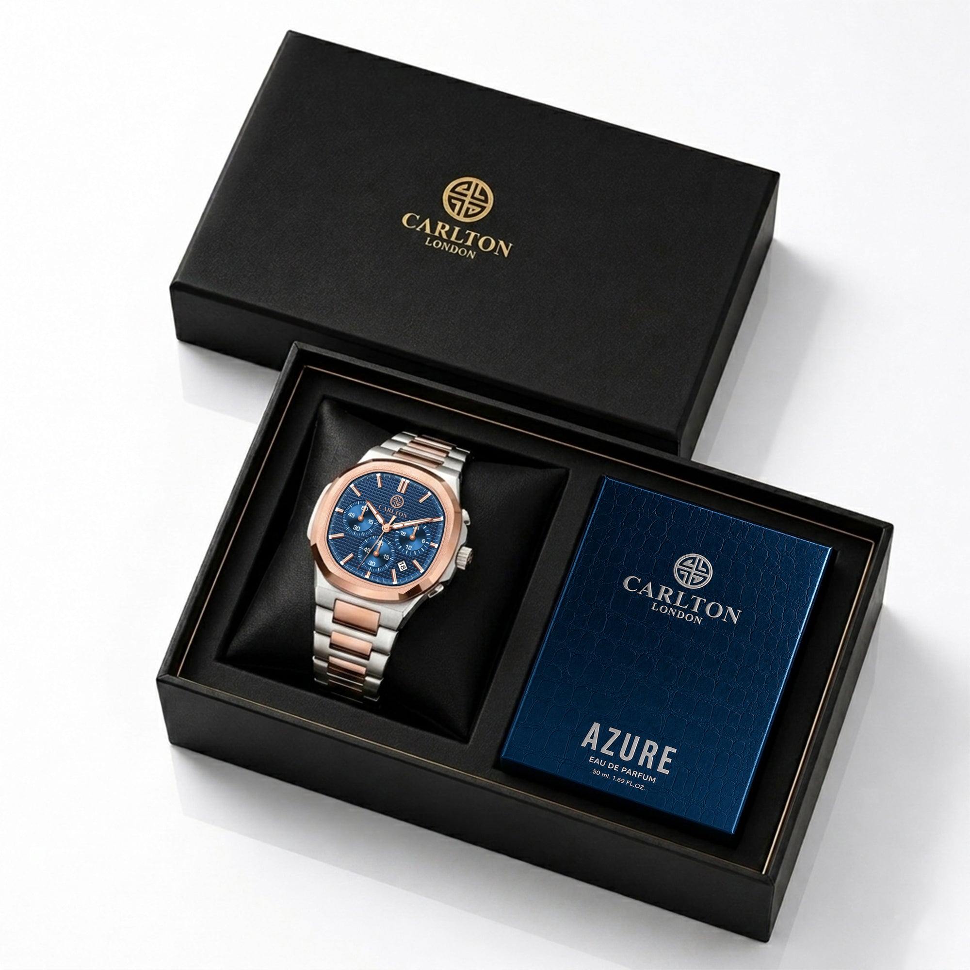 Gift Set Men - Parker Watch &amp; Azure Perfume 50ML -CLPLG143